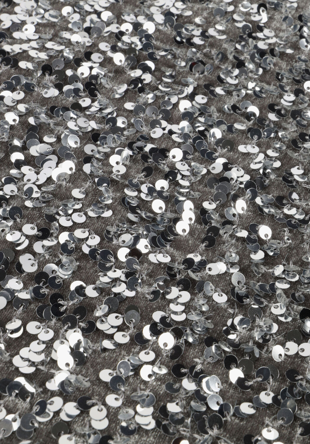 Silberne NOTRE-V Minikleid NV CELINA DRESS - large