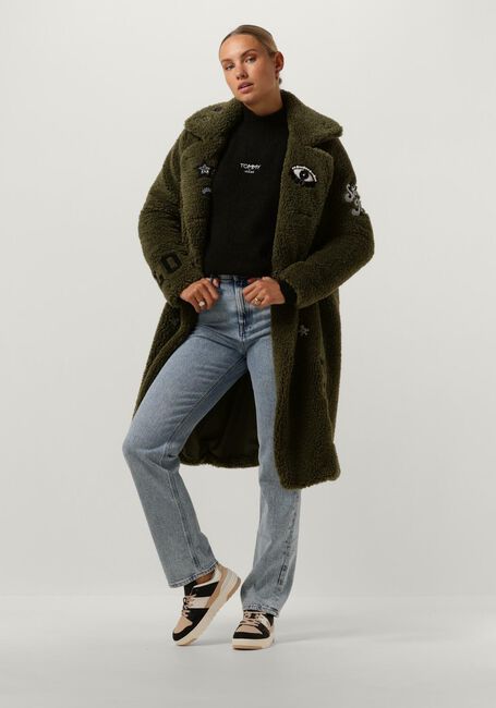 Grüne GOOSECRAFT Teddy-Jacke GC REESE COAT - large