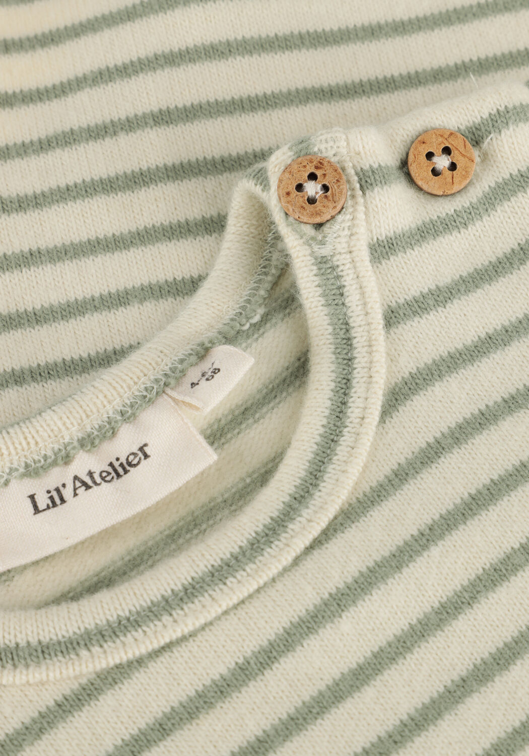 Olive LIL' ATELIER Strampler NBMTHORO LS SLIM BODY STRIPE  LIL - large