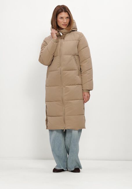 Beige WITHBLACK Wattierte Jack WBLGLORIAN LONG PUFFER COAT - large