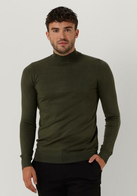 Dunkelgrün PUREWHITE Rollkragenpullover ESSENTIAL KNIT MOCKNECK LS - large