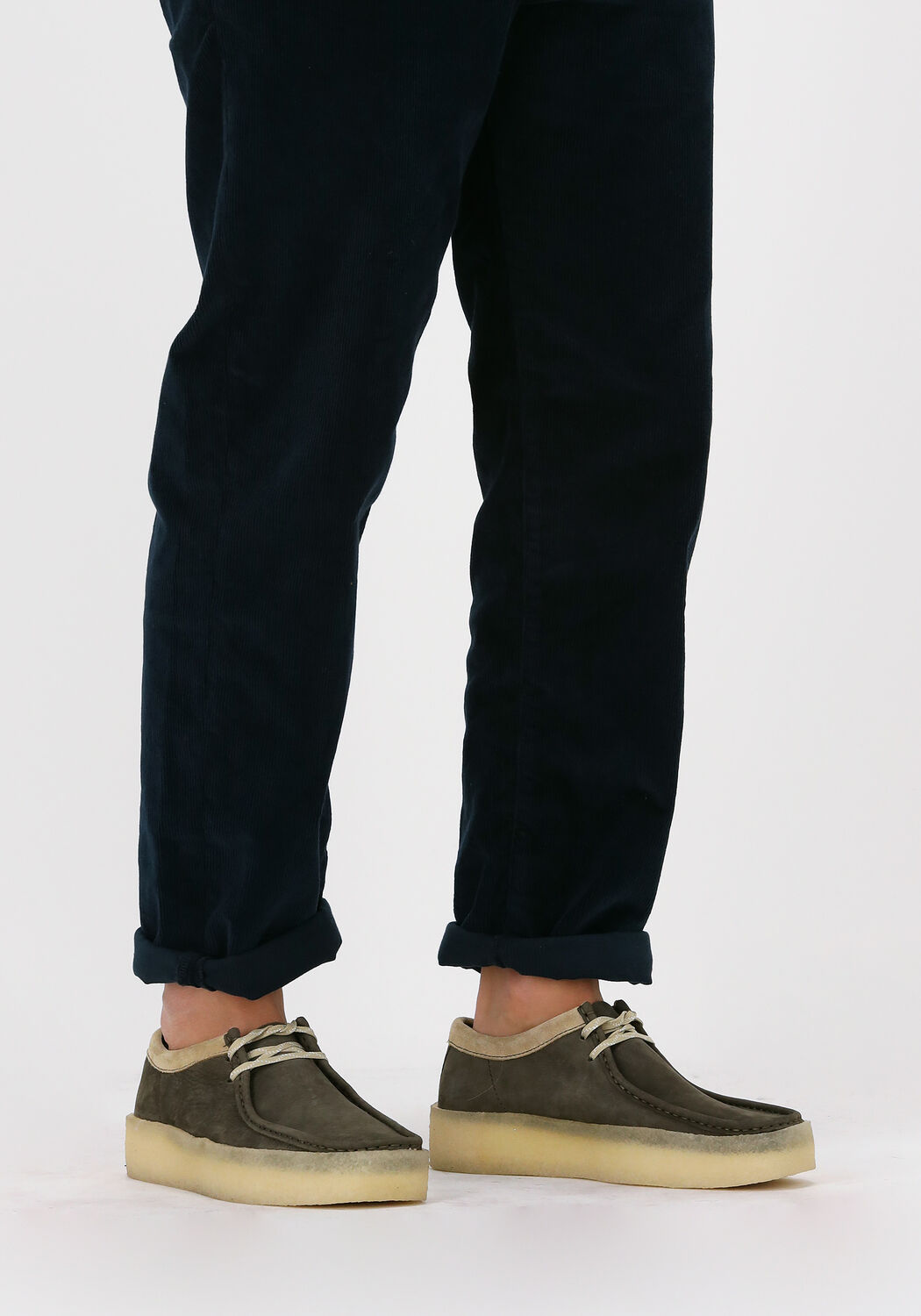 Gr&uuml;ne CLARKS ORIGINALS Schn&uuml;rschuhe WALLABEE CUP HEREN - large