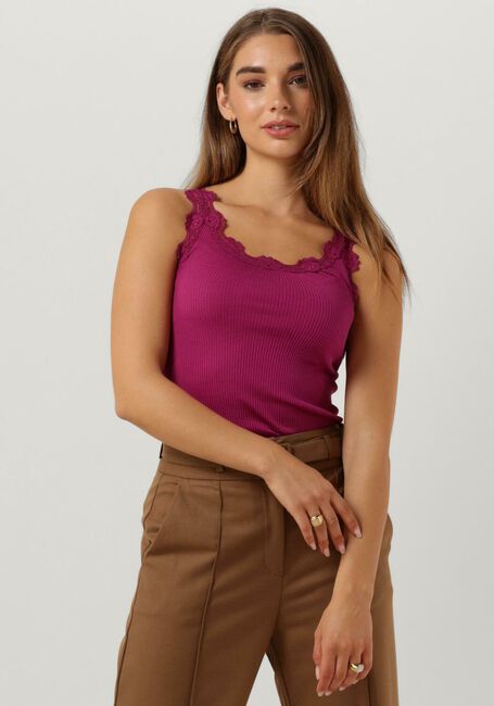 Rosane ROSEMUNDE Top BABETTE SILK TOP W/ LACE - large