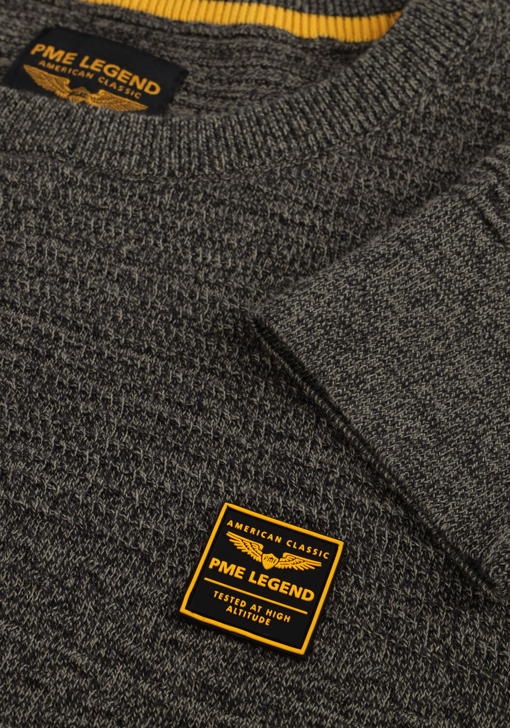 Gr&uuml;ne PME LEGEND Pullover COTTON MOULINE - large