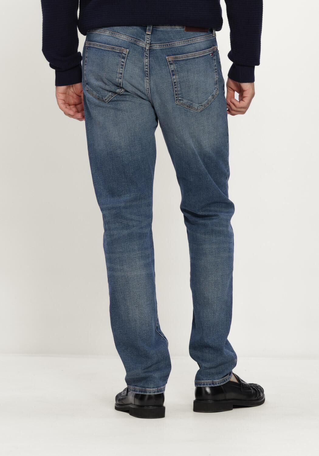 Blaue TOMMY HILFIGER Straight leg jeans DENTON SLIM STRAIGHT JONES BLUE - large