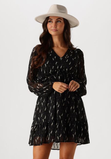 Schwarze NEO NOIR Minikleid BETHIE FLOWER BRANCH DRESS - large