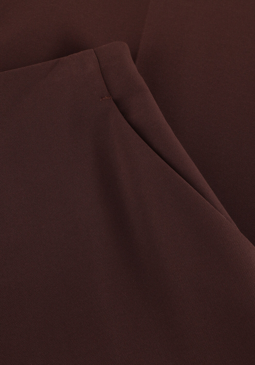 Braune SECOND FEMALE Weite Hose FIQUE CLASSIC TROUSERS - large