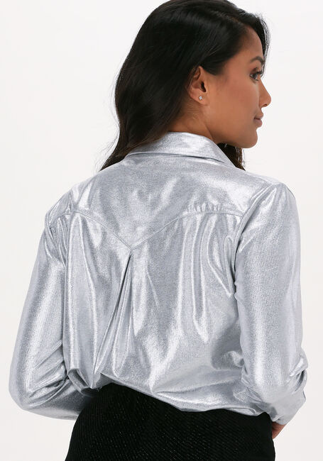Silberne EST'SEVEN Blusen CW BLOUSE + BOW - large