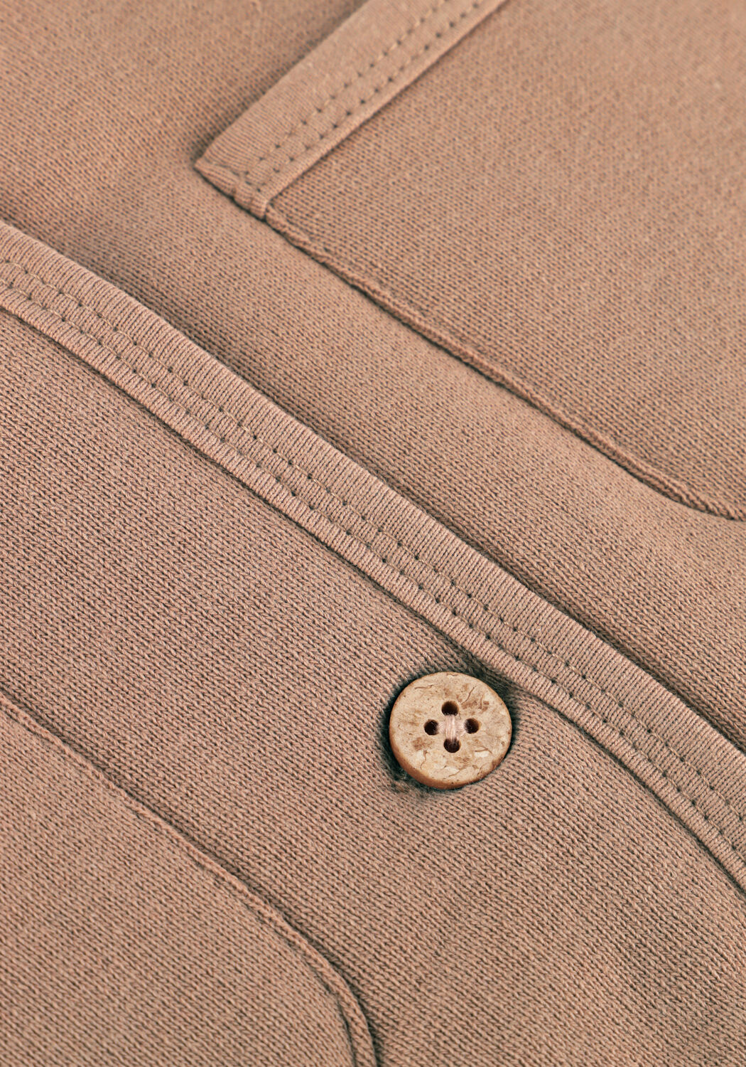 Sand LIL' ATELIER Strickjacke NMFJOBO TIA LOOSE SWEAT VEST PAD LIL - large