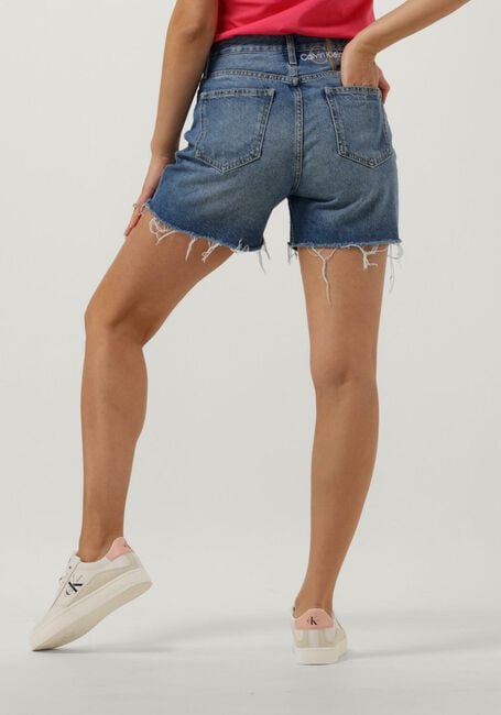 Blaue CALVIN KLEIN Kurze Hosen MOM SHORT - large