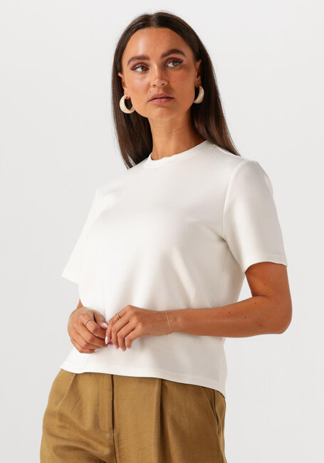 Weiße SELECTED FEMME Top SLFTENNY SS BOXY O-NECK - large