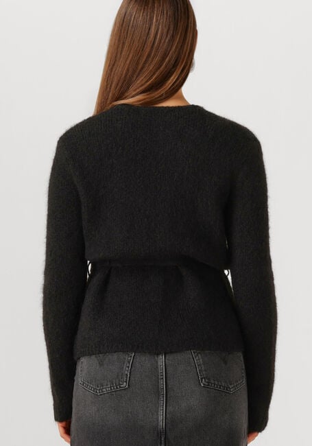 Schwarze SELECTED WOMEN Pullover SLFGABELLA LS KNIT BELT CARDIGAN - large