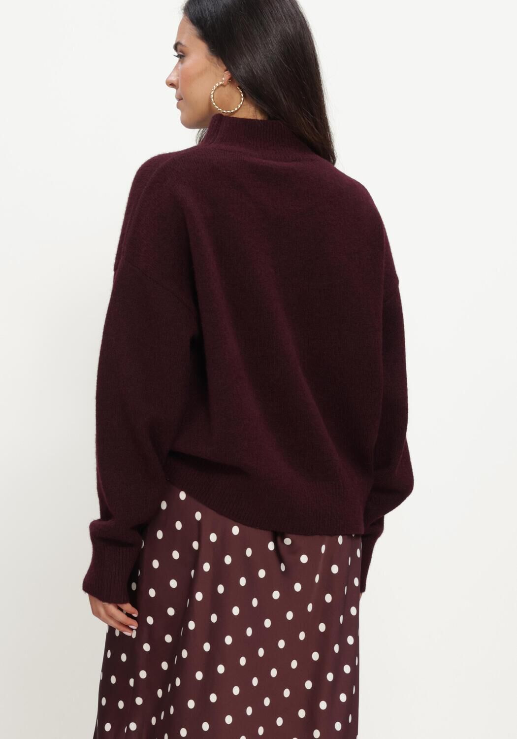 Bordeaux NOTRE-V Pullover NV-IGA - large