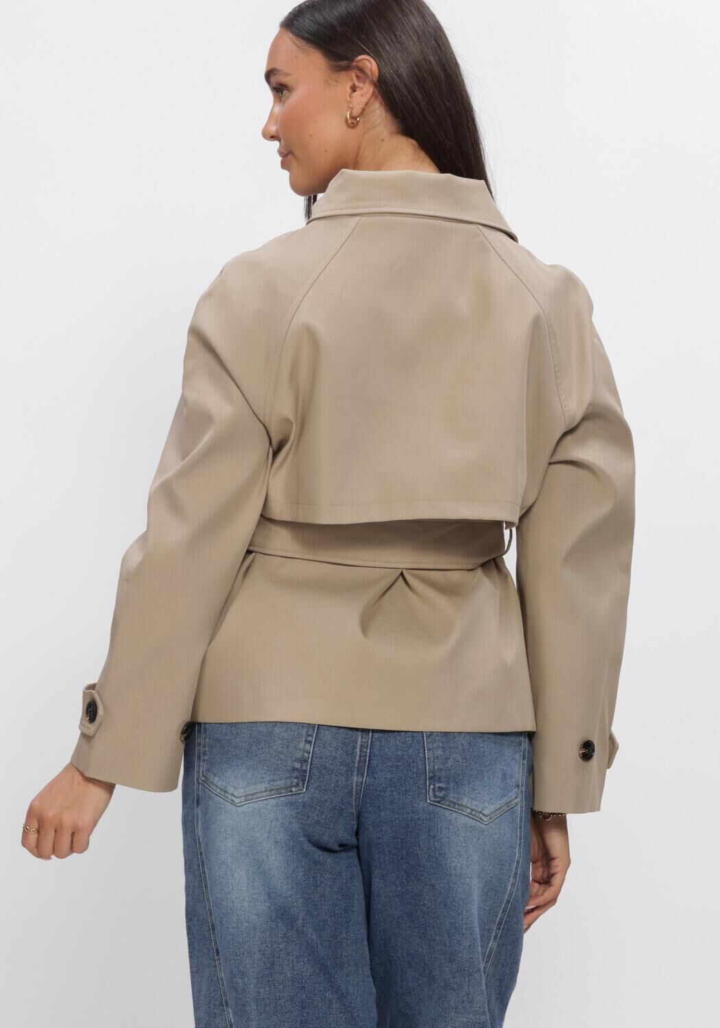 Sand NEO NOIR Trenchcoats MUNET TRENCH JACKET - large