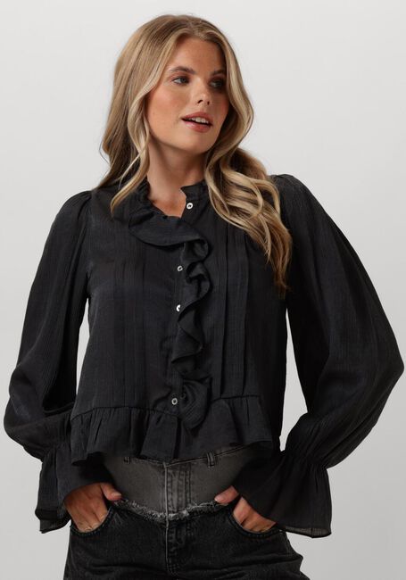 Graue CO'COUTURE Blusen MELINA FRILL SHIRT - large