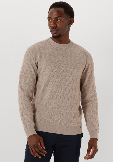 Sand GENTILUOMO Pullover ROUND LS - large