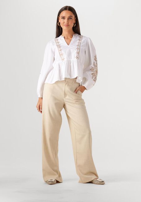 Weiße NEO NOIR Blusen GINIA EMB BLOUSE - large