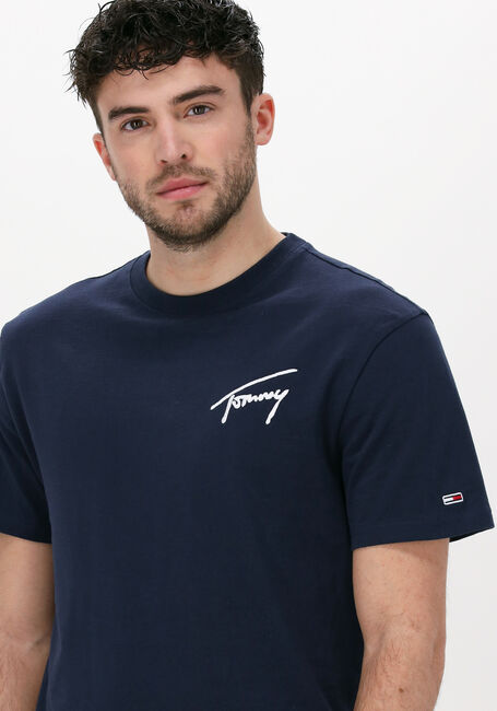 Dunkelblau TOMMY JEANS T-shirt TJM TOMMY SIGNATURE TEE - large
