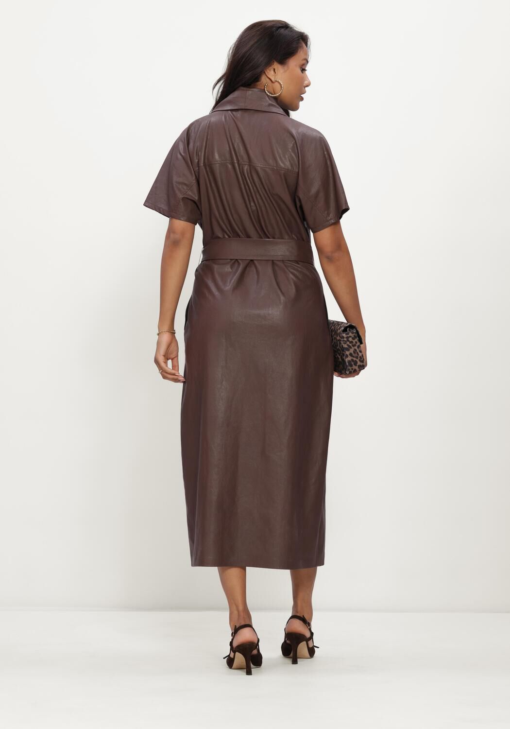 Braune CAROLINE BISS Midikleid 4105 - large