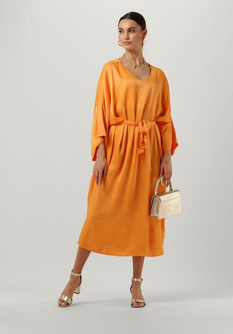 Orangene NOTRE-V Midikleid NV-BELLE MIDI DRESS - large