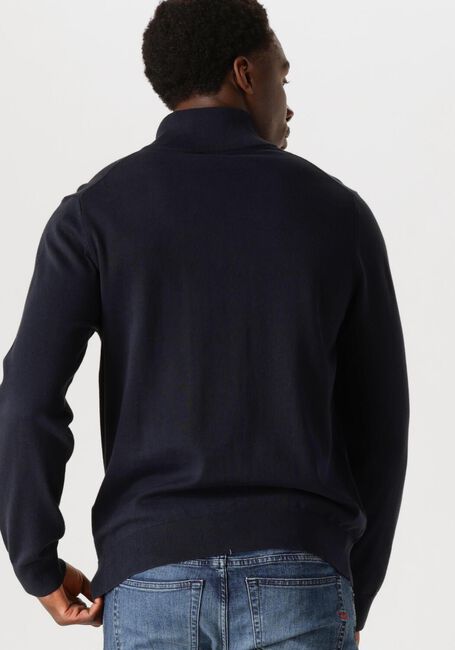Blaue PS PAUL SMITH Pullover MENS SWEATER ZIP NECK ZEB BAD - large