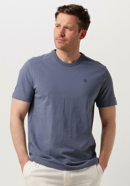 Blaue CAST IRON T-shirt R-NECK REGULAR FIT HEAVY COTTON - large
