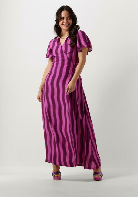 Lilane COLOURFUL REBEL Maxikleid AVA STRIPES REAL WRAP MAXI DRESS - large