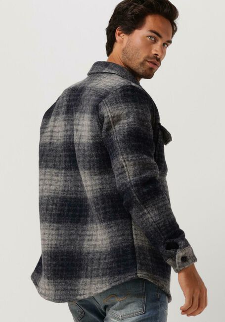 Blaue PROFUOMO Overshirt OVERSHIRT CHECK - large