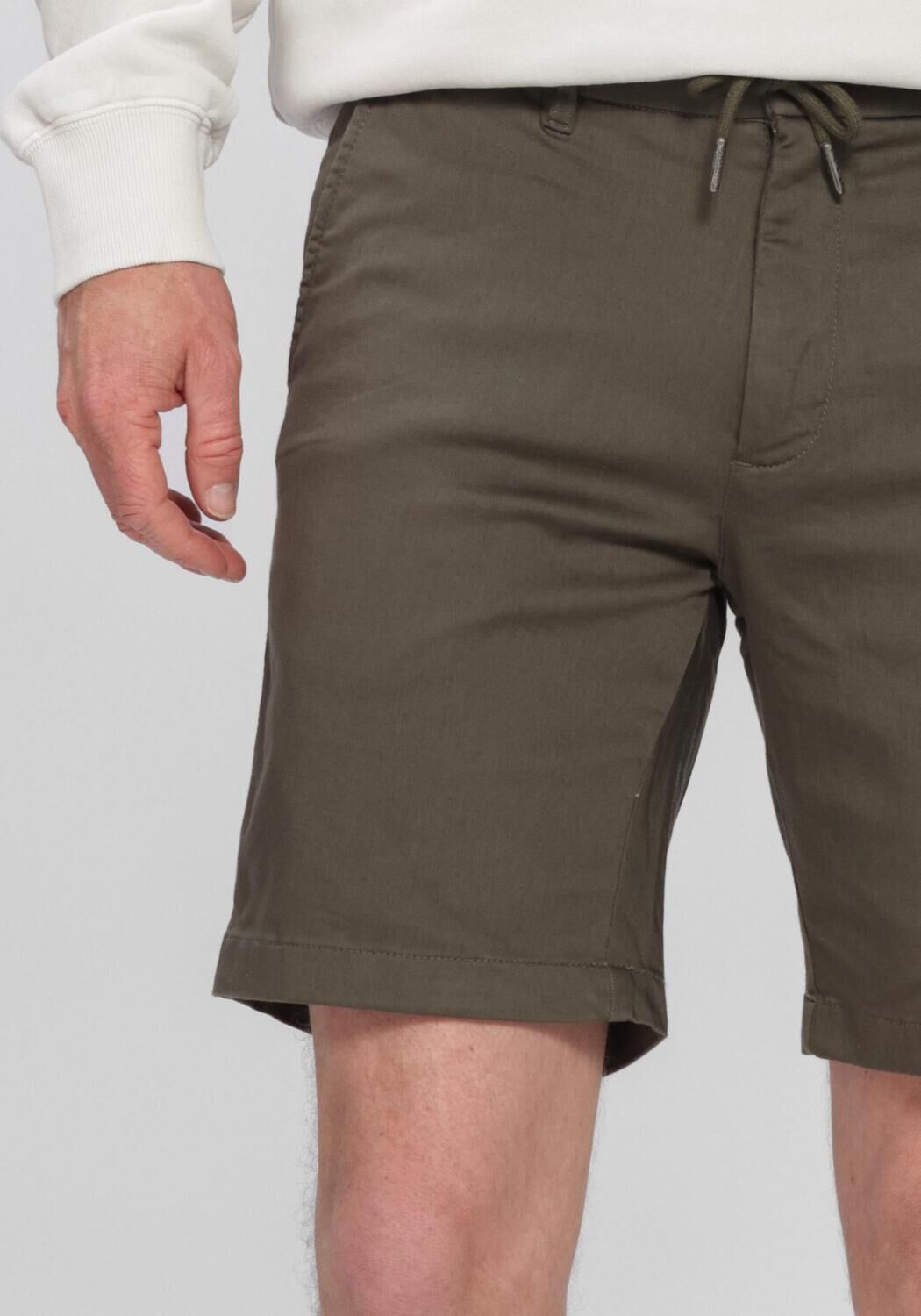 Dunkelgr&uuml;n DSTREZZED Kurze Hose LANCASTER SHORTS - large