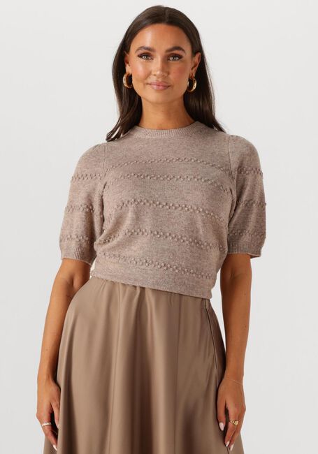 Sand Y.A.S. Top YASNIMO SS KNIT PULLOVER - large