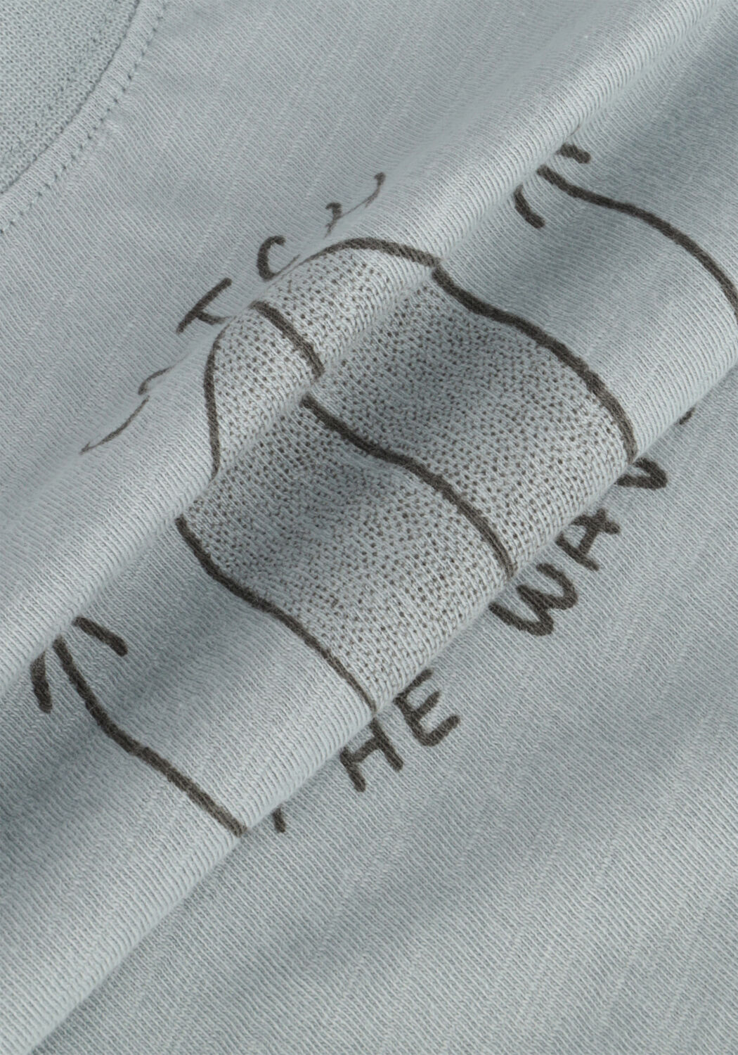 Hellblau RYLEE + CRU T-shirt RELAXED TEE CATCH THE WAVE - large