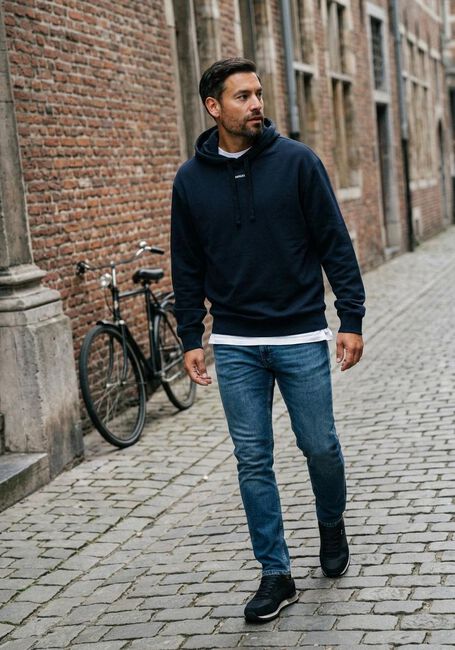 Dunkelblau HUGO Sweatshirt DAPO - large
