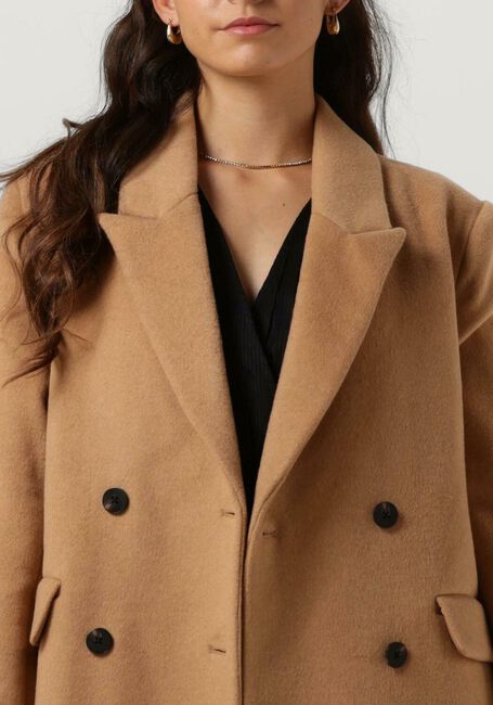 Camelfarbene SCOTCH & SODA Mäntel DOUBLE BREASTED WOOLEN COAT - large