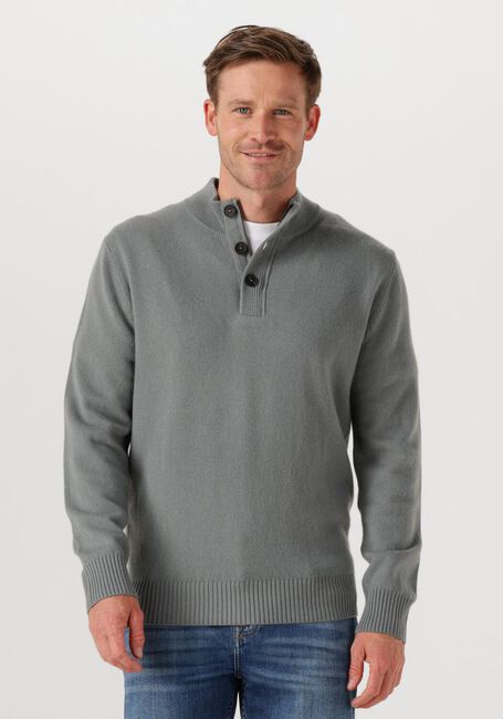 Graue STEFANO LAURAN Pullover HALF ZIP - large