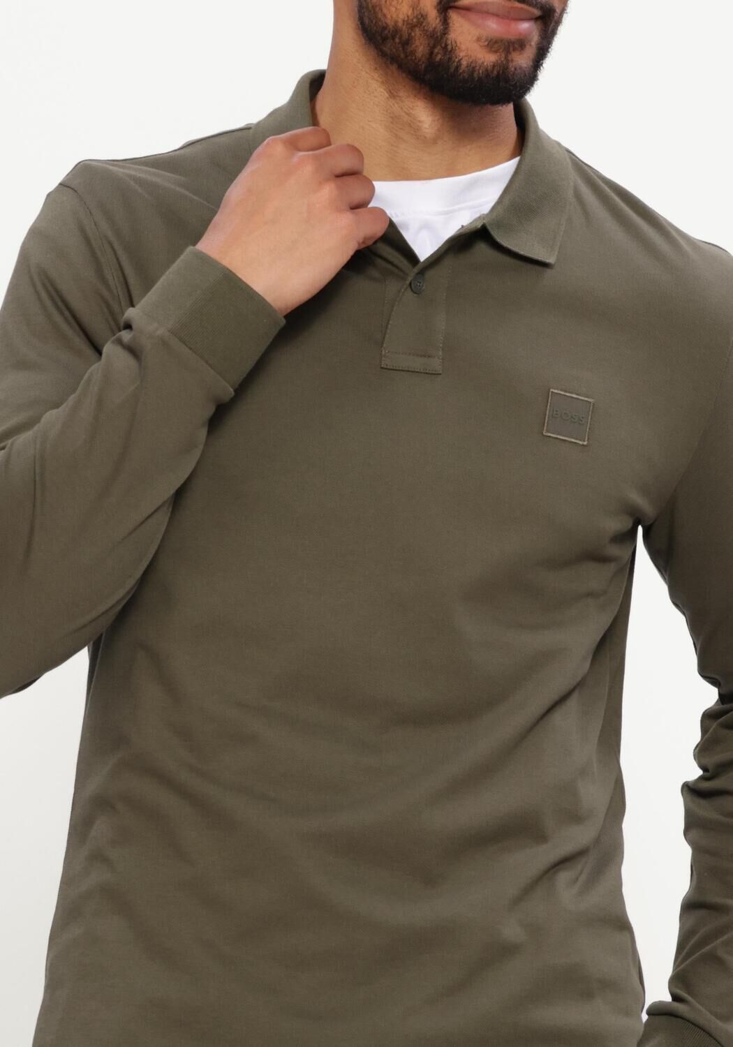 Khaki BOSS ORANGE Polo-Shirt PASSERBY - large