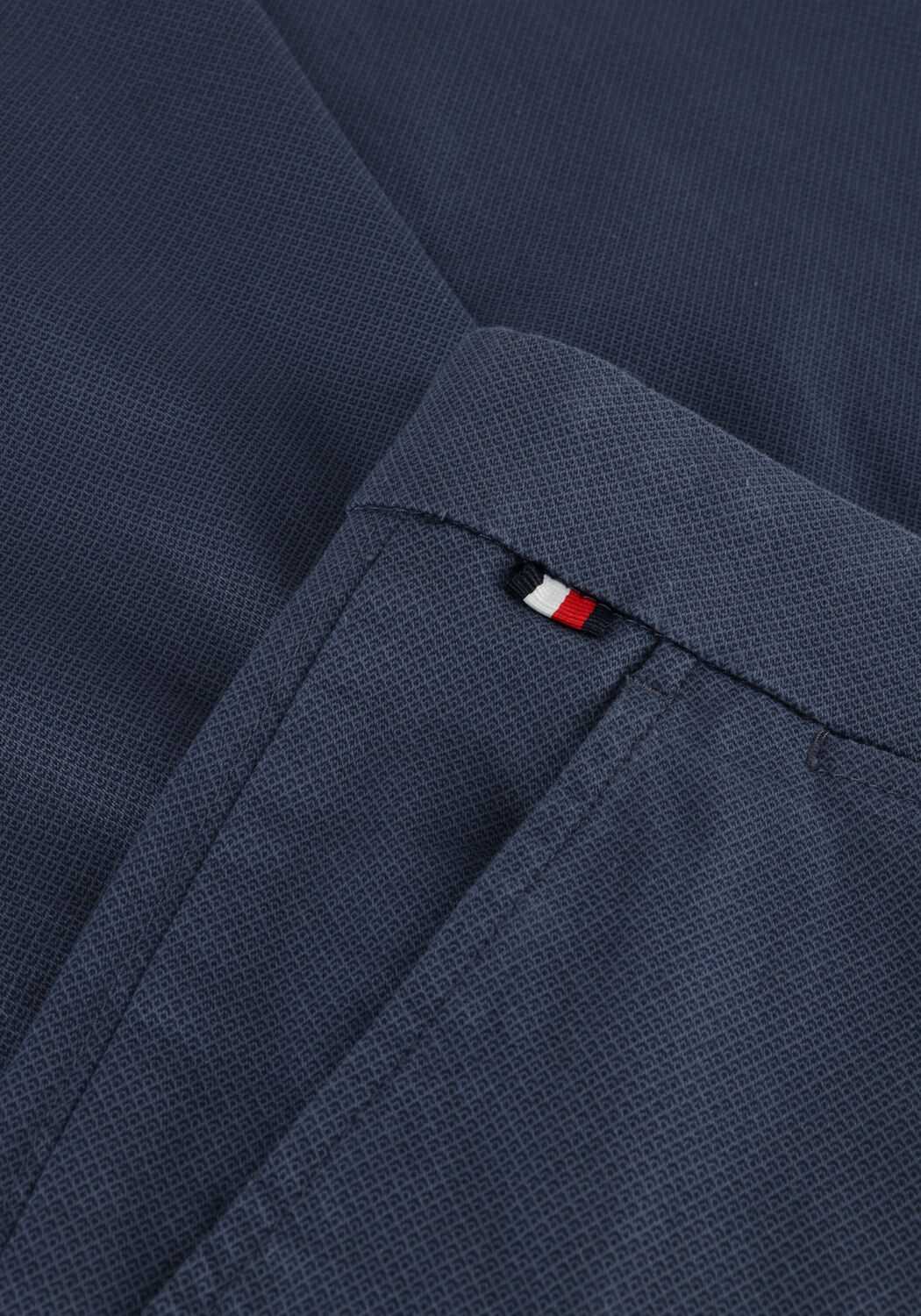 Blaue TOMMY HILFIGER Chino CHINO BLEECKER PRINTED STRUCTURE - large