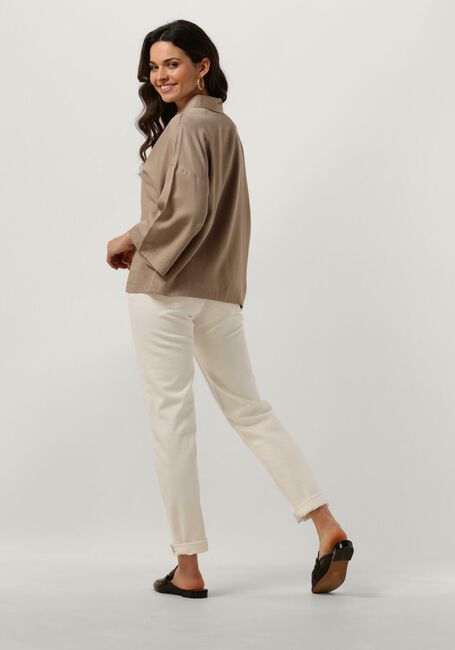 Braune OBJECT Blusen OBJTILDA BOXY SHIRT - large