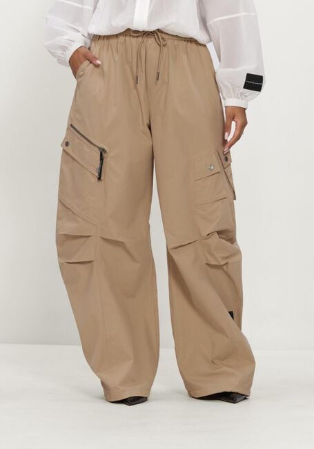 Beige HAUTE L'AMITI&Eacute; Cargohosen AIR ZIP TALL PANT - large