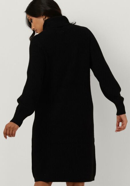 Schwarze OBJECT Midikleid OBJMALENA L/S ROLLNECK DRESS NOOS - large