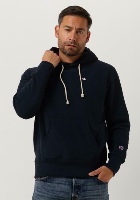 Dunkelblau CHAMPION Pullover HOODED SWEATSHIRT 217976 - large