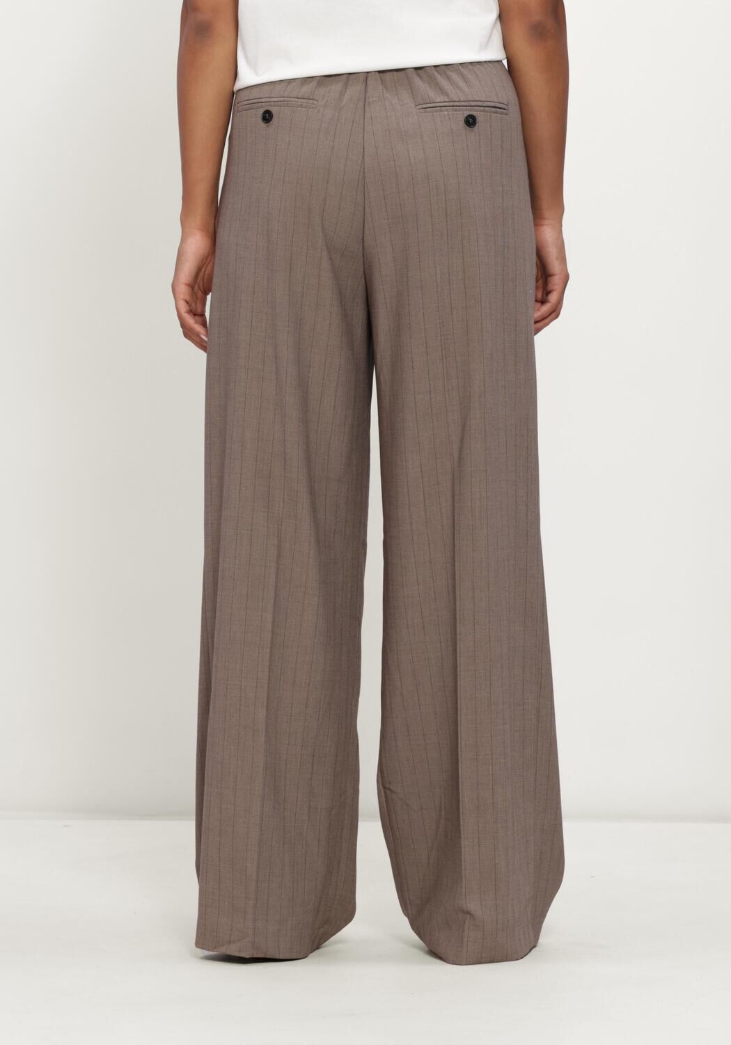 Taupe GRACE & MILA Weite Hose TROUSER - large