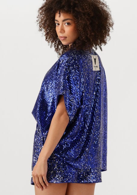 Blaue ALIX THE LABEL Blusen WOVEN SEQUINS TOP - large