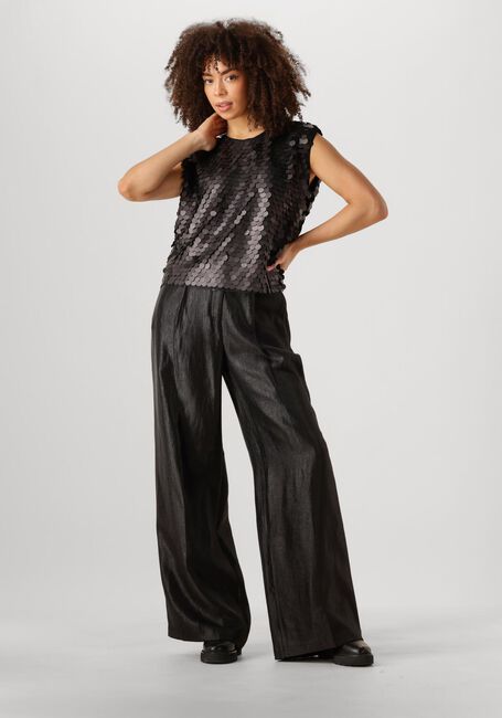 Schwarze CO'COUTURE Top MAXI CC SEQUIN BO BLOUSE - large