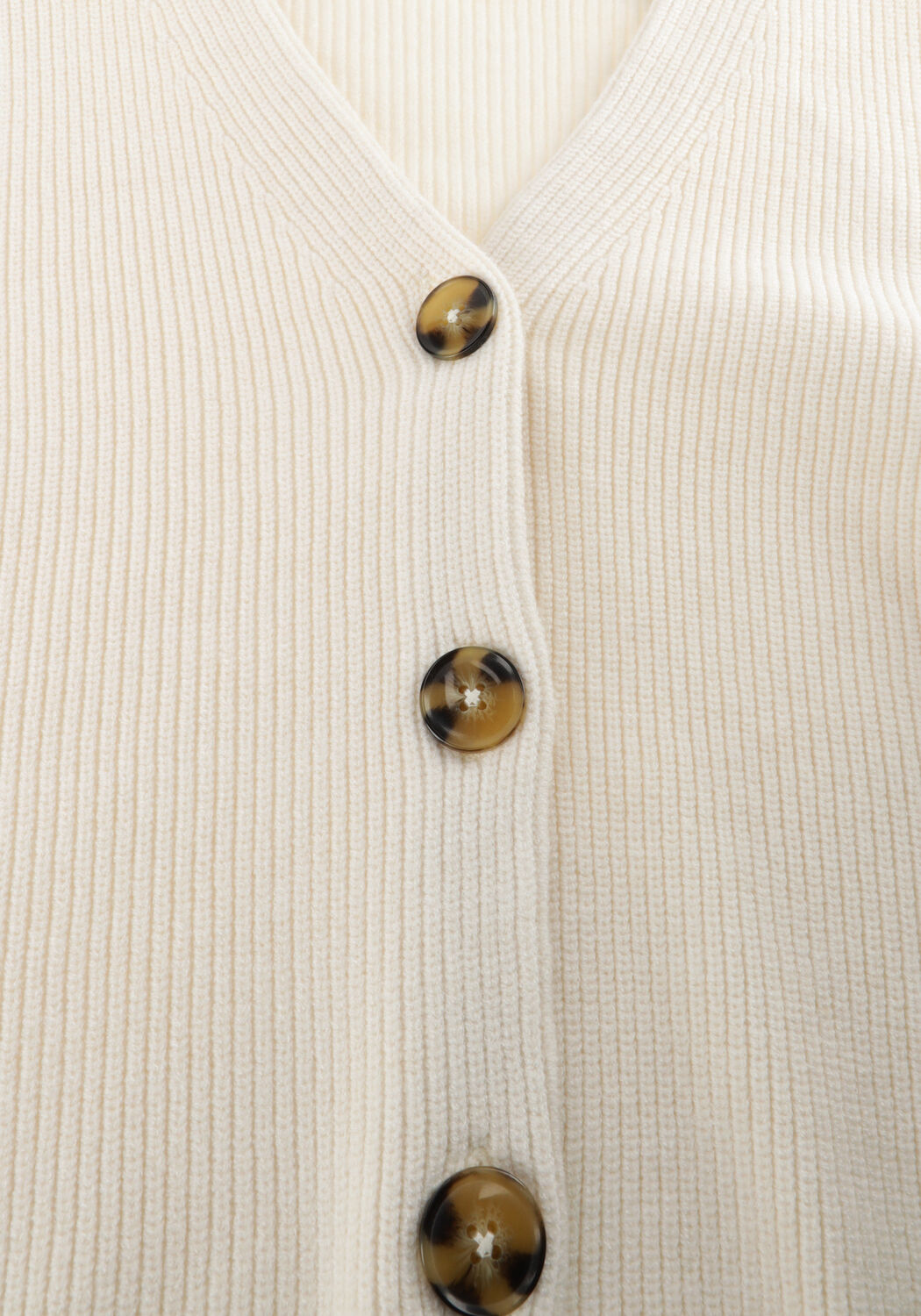 Ecru EDITED Strickjacke GRS LOGAN CARDIGAN - large