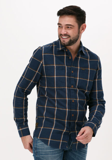 Dunkelblau PME LEGEND Casual-Oberhemd LONG SLEEVE SHIRT TWILL - large