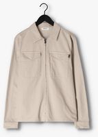 Sand PUREWHITE Overshirt TWILL OVERSHIRT WITH ZIPPER AND POCKETS ON CHEST