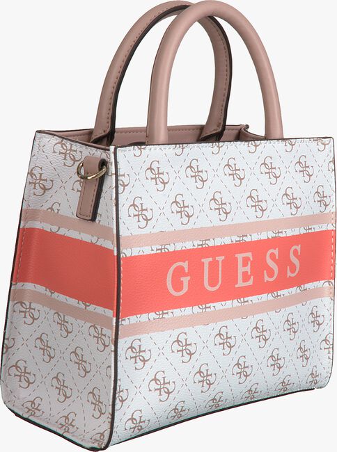 Weiße GUESS Handtasche SALFORD MINI TOTE - large