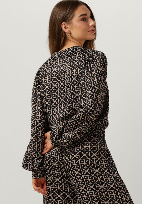 Schwarze BY-BAR Blusen RIKKI LS FLASH BLOUSE - large