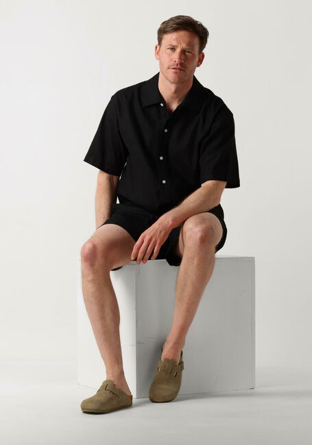 Schwarze WOODBIRD Kurze Hose WBBOMMY LINEN SHORTS - large