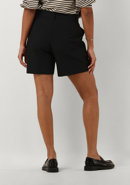 Schwarze JANSEN AMSTERDAM Hosen WQ441 WOVEN HIGH WAISTED SHORT - large